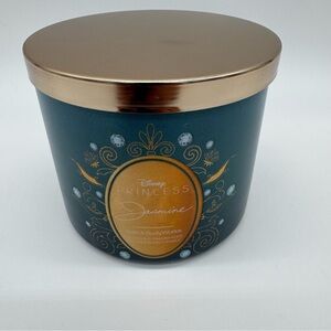Disney Bath & Body Works Disney Princess Jasmine Candle - Blue and Gold